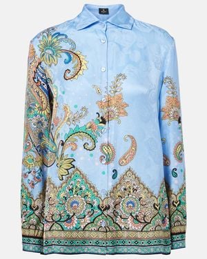 Etro Printed Shirt - Blue