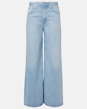 Citizens of Humanity Paloma Mid-Rise Wide-Leg Jeans - Blue