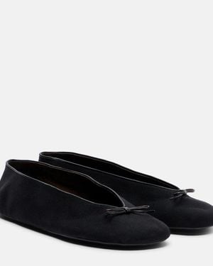 The Row Ballerinas Fay Aus Baumwolle - Blau