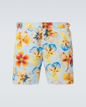 Orlebar Brown Floral Swim Trunks - White