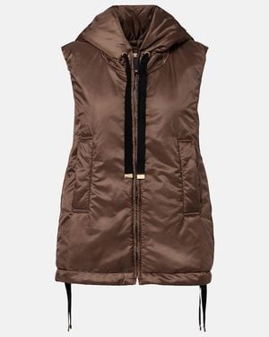 Max Mara The Cube Greengo Padded Vest - Brown