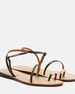 Amanu Marrakech Leather Sandals - Green