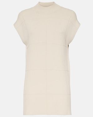 JOSEPH Jersey Jumper Vest - Natural