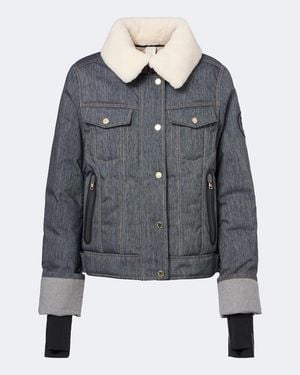 Bogner Dena Denim Down Ski Jacket - Grey