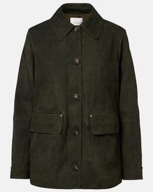 Vince Suede Jacket - Green