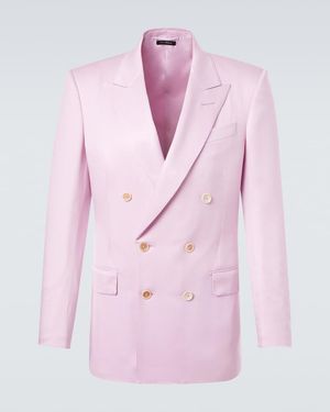 Tom Ford Silk Gabardine Suit Jacket - Pink