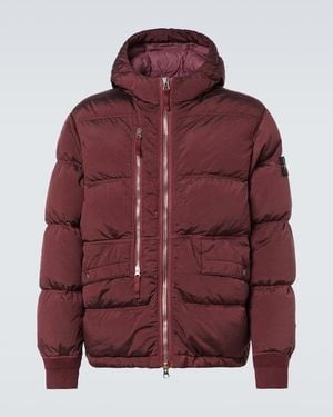 Stone Island Compass Down Jacket - Red