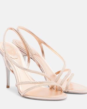 Rene Caovilla Sandali Slingback Erin - Neutro