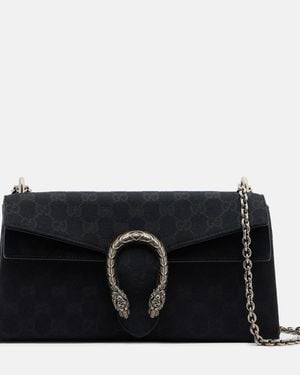 Gucci Bolso Al Hombro Dionysus Small De Lona Gg - Negro