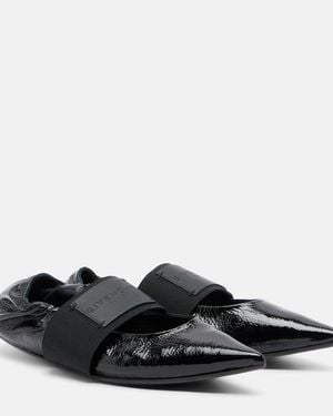 Givenchy Crush Leather Ballet Flats - Black