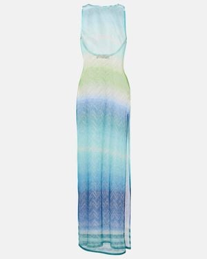 Missoni Printed Midi Dress - Blue