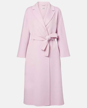 Max Mara Mantel Esturia Aus Schurwolle - Pink