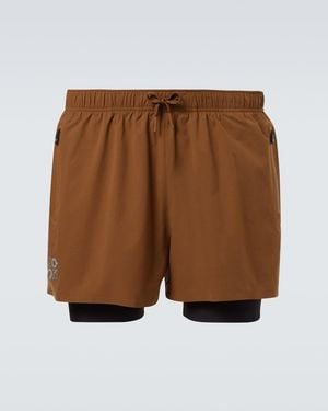Loewe X On Running Shorts - Brown