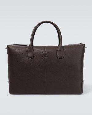 Tod's Weekender aus Leder - Schwarz