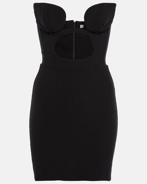 Nensi Dojaka Cutout Minidress - Black