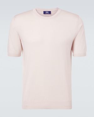 Fedeli Pullover Aus Kaschmir Und Seide - Pink