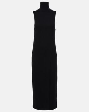 Vince Turtleneck Midi Dress - Black