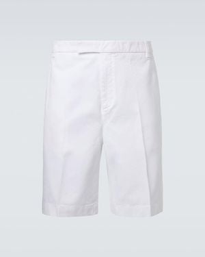 Thom Browne Cotton Bermuda Shorts - White