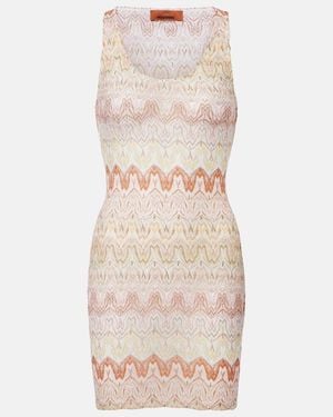 Missoni Lame Minidress - Natural