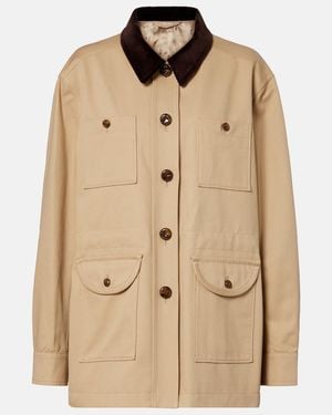 Blazé Milano Lokai Cotton Canvas Jacket - Natural