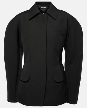 Jacquemus Les Sculptures 'la Veste Castagna' Blazer - Black