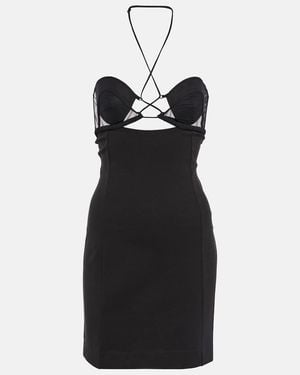 Nensi Dojaka Cutout Minidress - Black