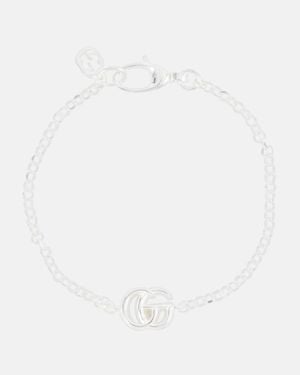 Gucci Pulsera De Plata De Ley - Blanco