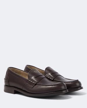 Prada Loafers Aus Leder - Braun