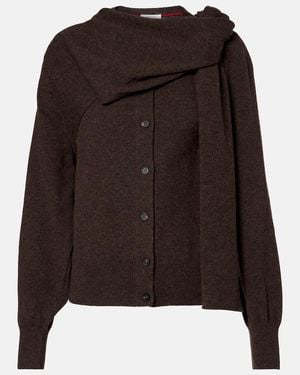 Ferragamo Cardigan Aus Kaschmir - Braun