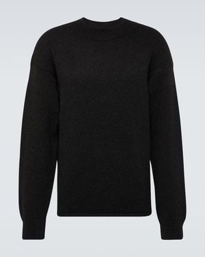 Jacquemus Pullover Le Pull aus einem Alpakawollgemisch - Schwarz