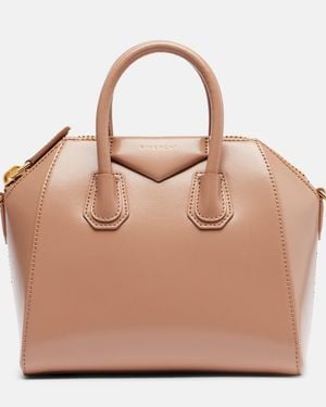 Givenchy Antigona Small Leather Tote Bag - Natural
