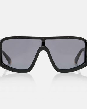 Stella McCartney Logo Flat-Top Sunglasses - Grey