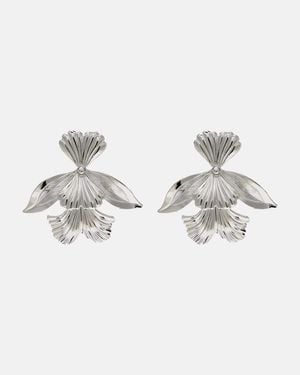 Jennifer Behr Ayla Floral Earrings - Metallic