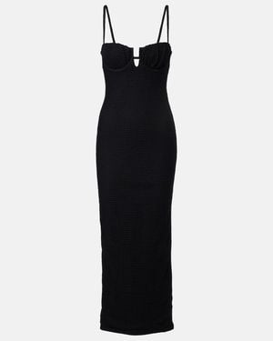 Montce Petal Maxi Dress - Black