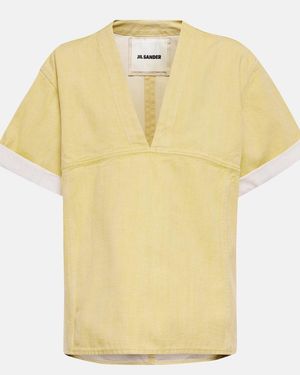 Jil Sander Denim Blouse - Yellow