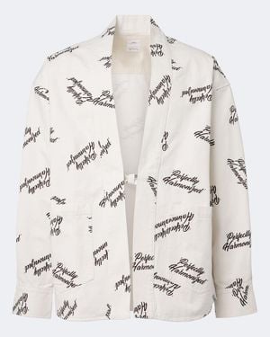 Visvim Camisa Lhamo De Algodon Estampada - Neutro