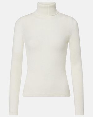 Eleventy Pull En Cachemire A Col Roule - Blanc