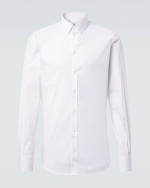 Dolce & Gabbana Cotton-Blend Shirt - White