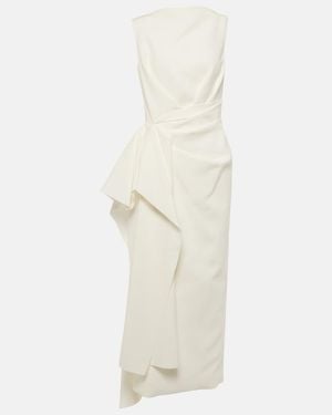 ROKSANDA Calatrava Crepe Midi Dress - White