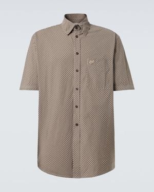 ERL Checked Cotton Shirt - Natural