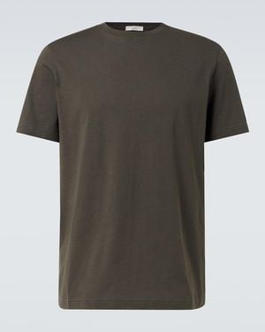 The Row Luke Cotton Jersey T-Shirt - Green