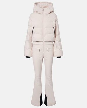 Perfect Moment Polar Flare Ski Suit - Natural