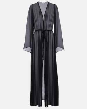 Alexandra Miro Betty Sheer Kaftan - Black