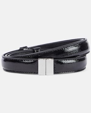 Loulou de Saison Orja Leather Belt in Black | Lyst display picture 2
