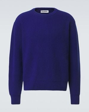 Jil Sander Jersey De Lana - Azul