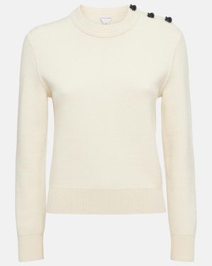 Bottega Veneta Wool Jumper - Natural