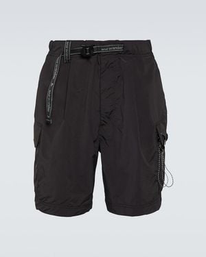 and wander Oversized Cargo Shorts - Black