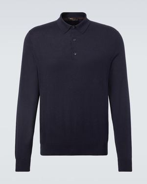 Loro Piana Cotton Polo Shirt - Blue