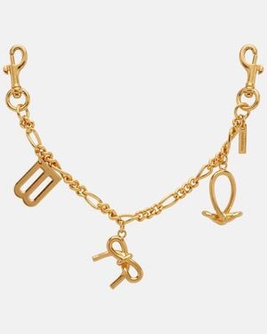 Balenciaga Embellished Bag Charm - Metallic