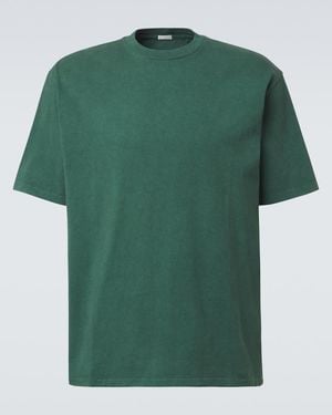 A.PRESSE Vintage Cotton Jersey T-Shirt - Green